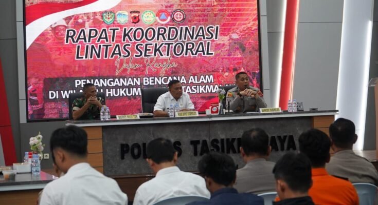 Siaga Penuh Hadapi Cuaca Ekstrim, Pemkab Tasik Gelar Rapat Koordinasi Lintas Sektoral Penanganan Bencana Alam