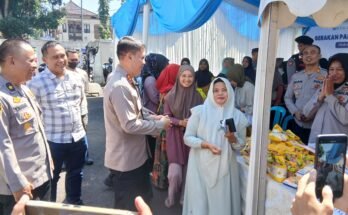 Gerakan pangan murah Polres Tasikmalaya