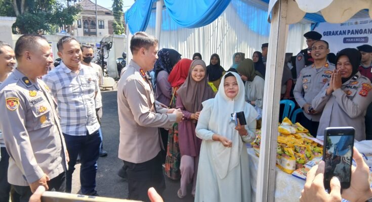 Gerakan pangan murah Polres Tasikmalaya