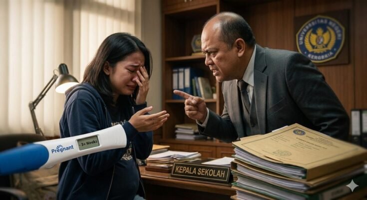 Ilustarasi Mahasiswi dihamili Kepala Sekolah