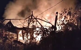 Dua rumah di Kecamatan Salawu Hangus terbarkar