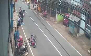 Kecelakaan lalu lintas terekam CCTV, Pelajar tewas