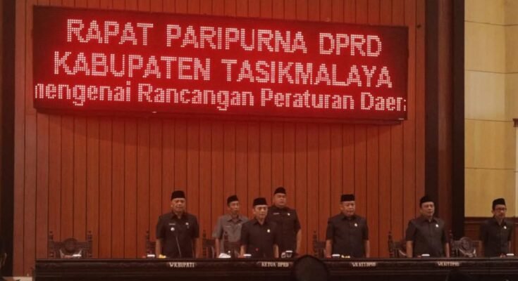 Rapat Paripurna DPRD Kabupaten Tasikmalaya